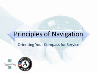 Principles of Navigation
Orienting Your Compass for Service
 