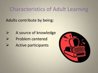 Principles of non formal adult education | PPTX