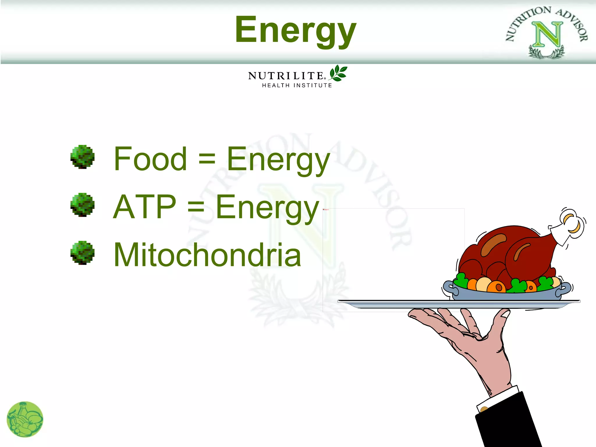 Energy


Food = Energy
ATP = EnergyObject 2




Mitochondria
 