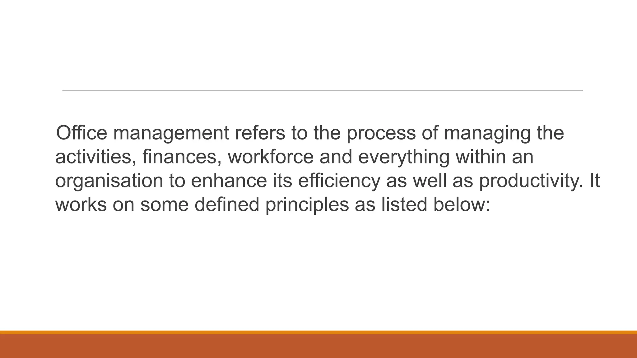 Principles of Office Management - MIT School of Distance Education | PPTX