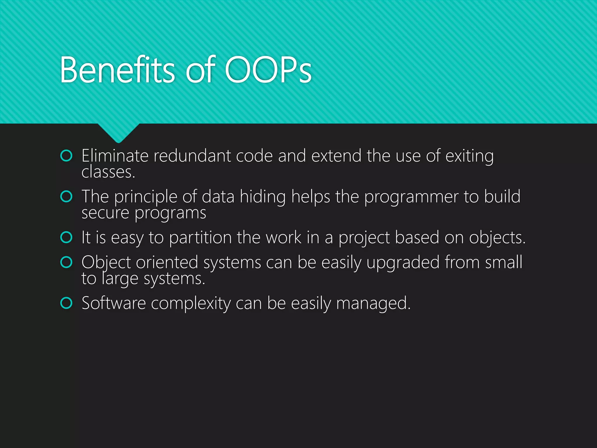 Principles of oop | PPTX