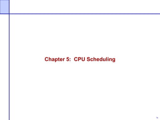 74
Chapter 5: CPU Scheduling
 