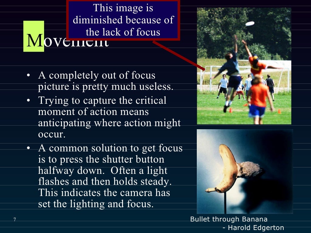 Principles of photography I