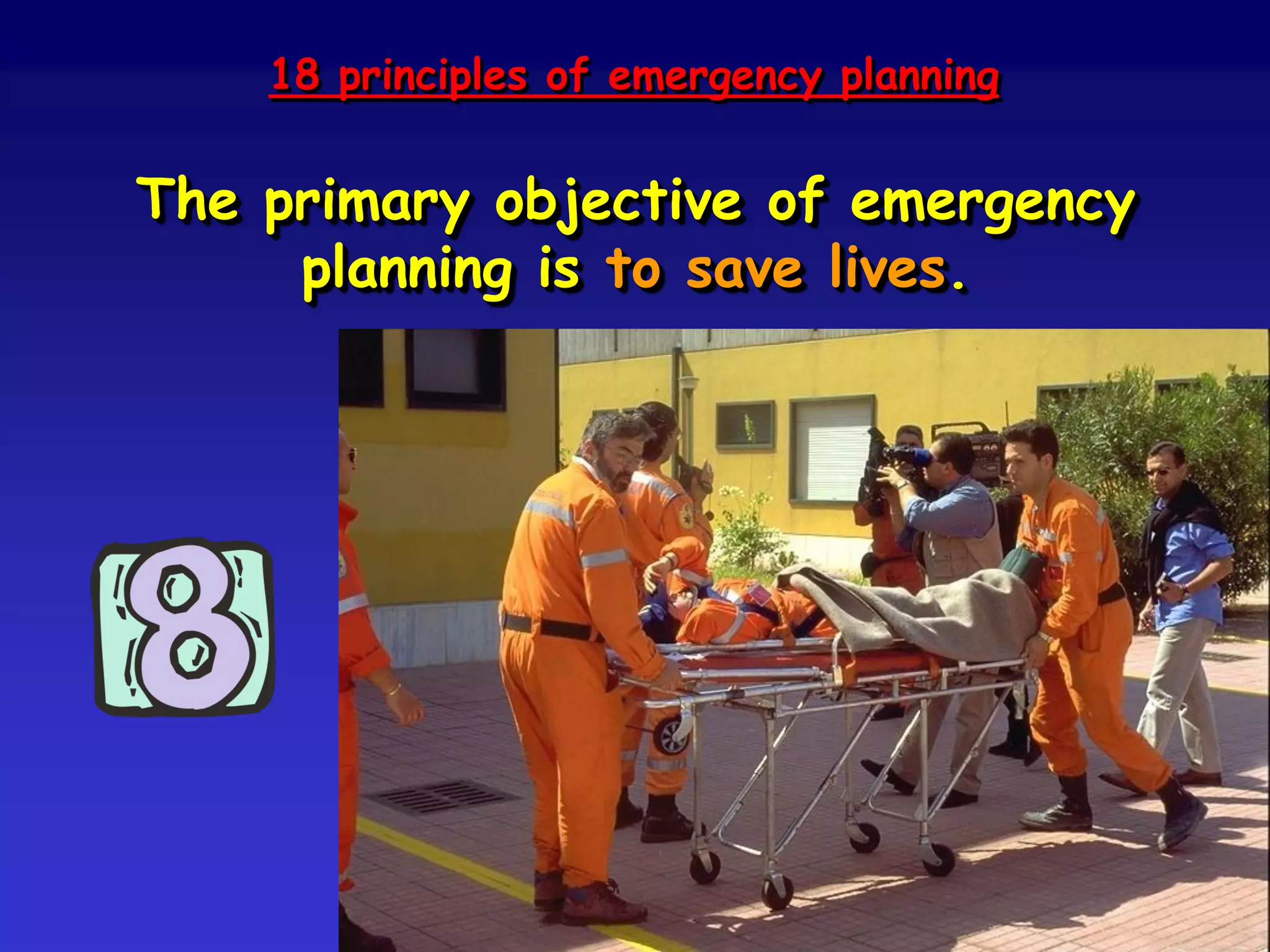 How did this...
Emergency planning for
what magnitude of disaster?
...become this?
 