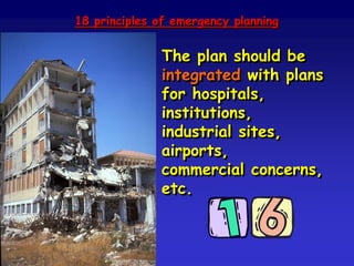 Other emergency resources:-
• mutual aid pacts and agreements
• regional and national resources.
• military assistance to
civil communities (MACC)
 
