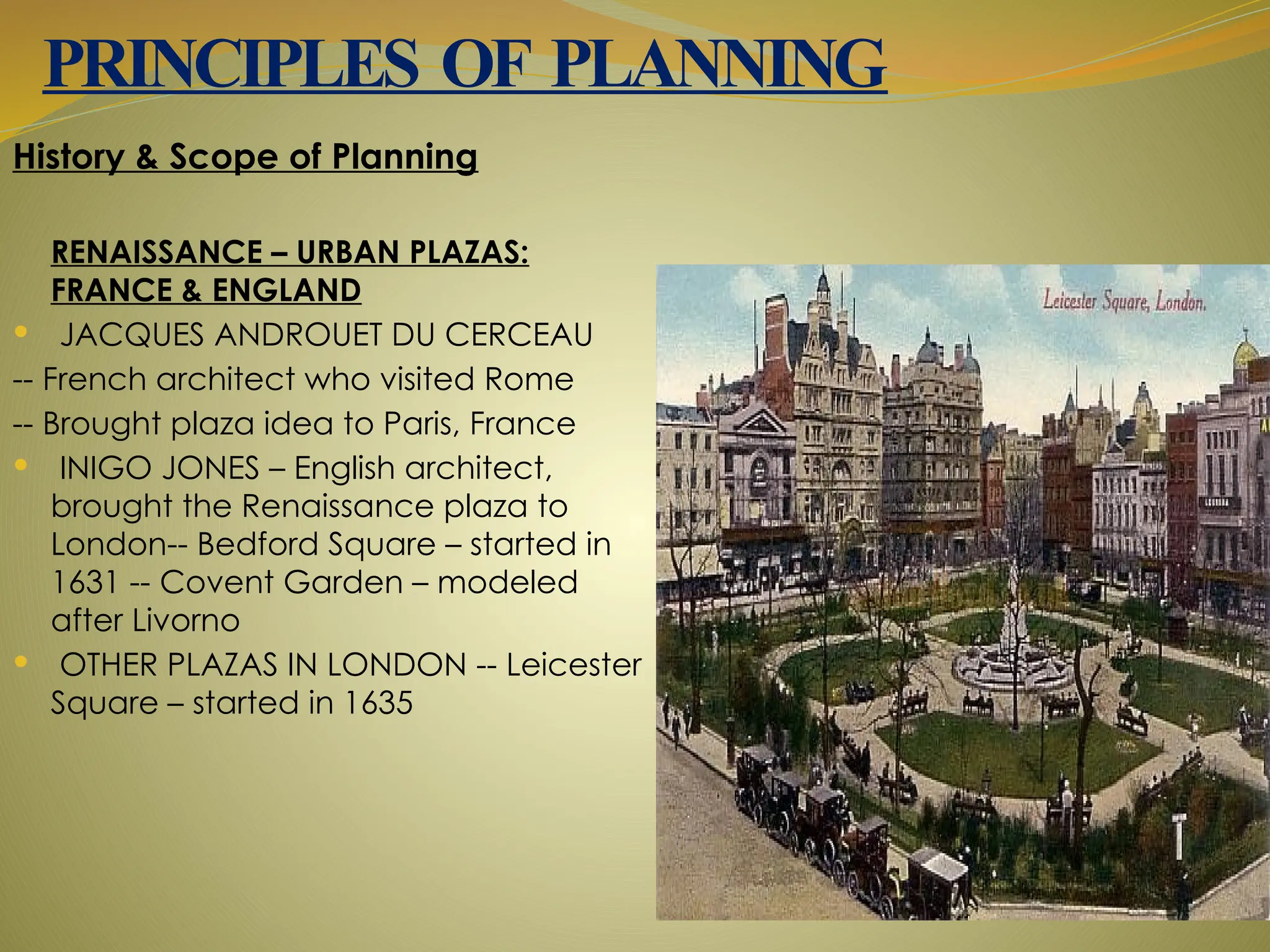 PRINCIPLES OF PLANNING - GENRRAL PRINCIPLES OF PLANNING, URBAN AND ...