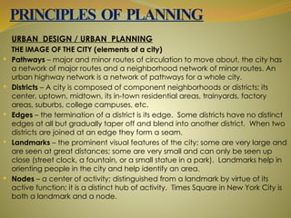 PRINCIPLES OF PLANNING - GENRRAL PRINCIPLES OF PLANNING, URBAN AND ...
