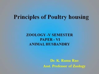 Principles of poultry