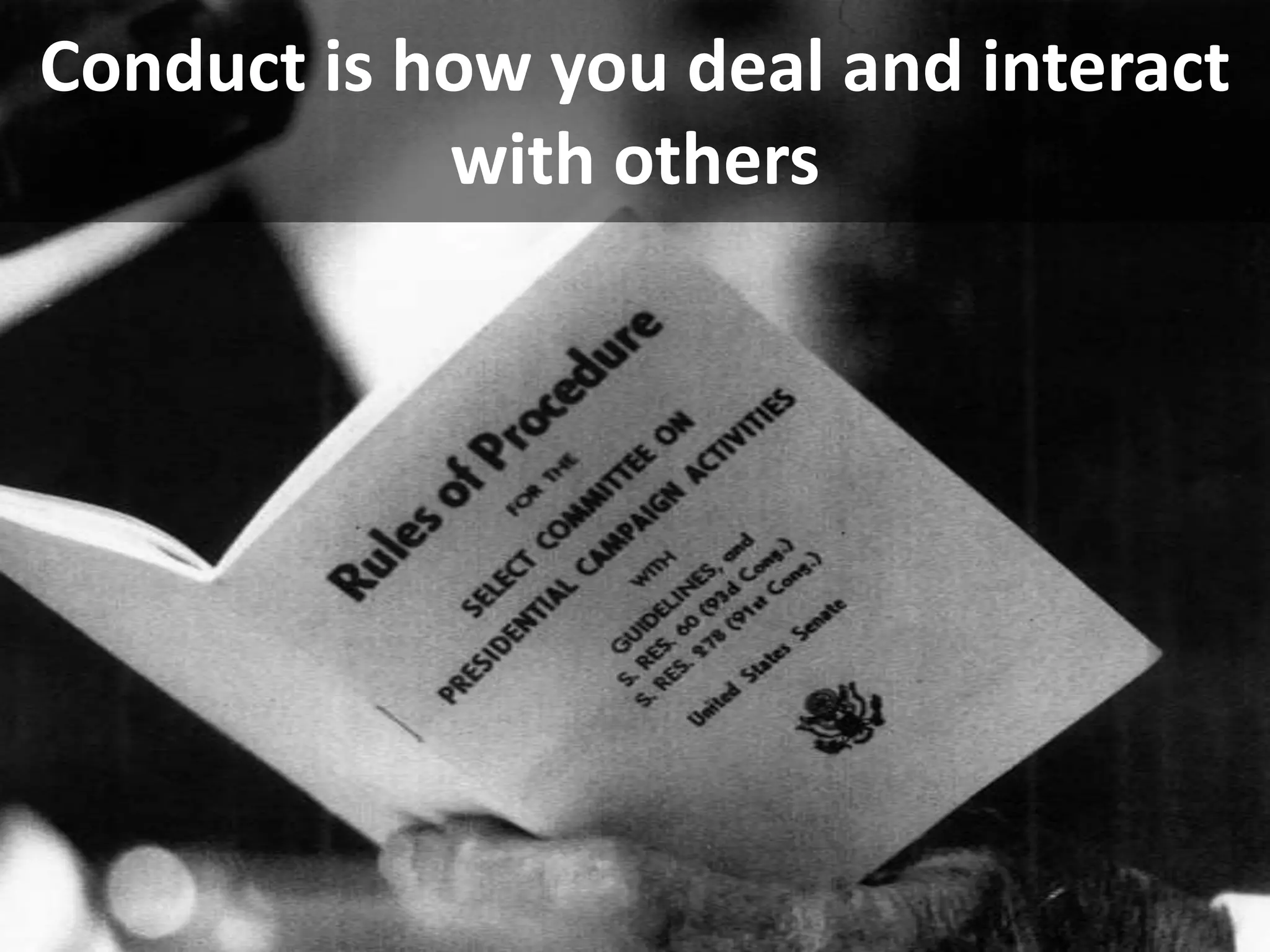 Principles Of Presenting Yourself- The Path To Professionalism