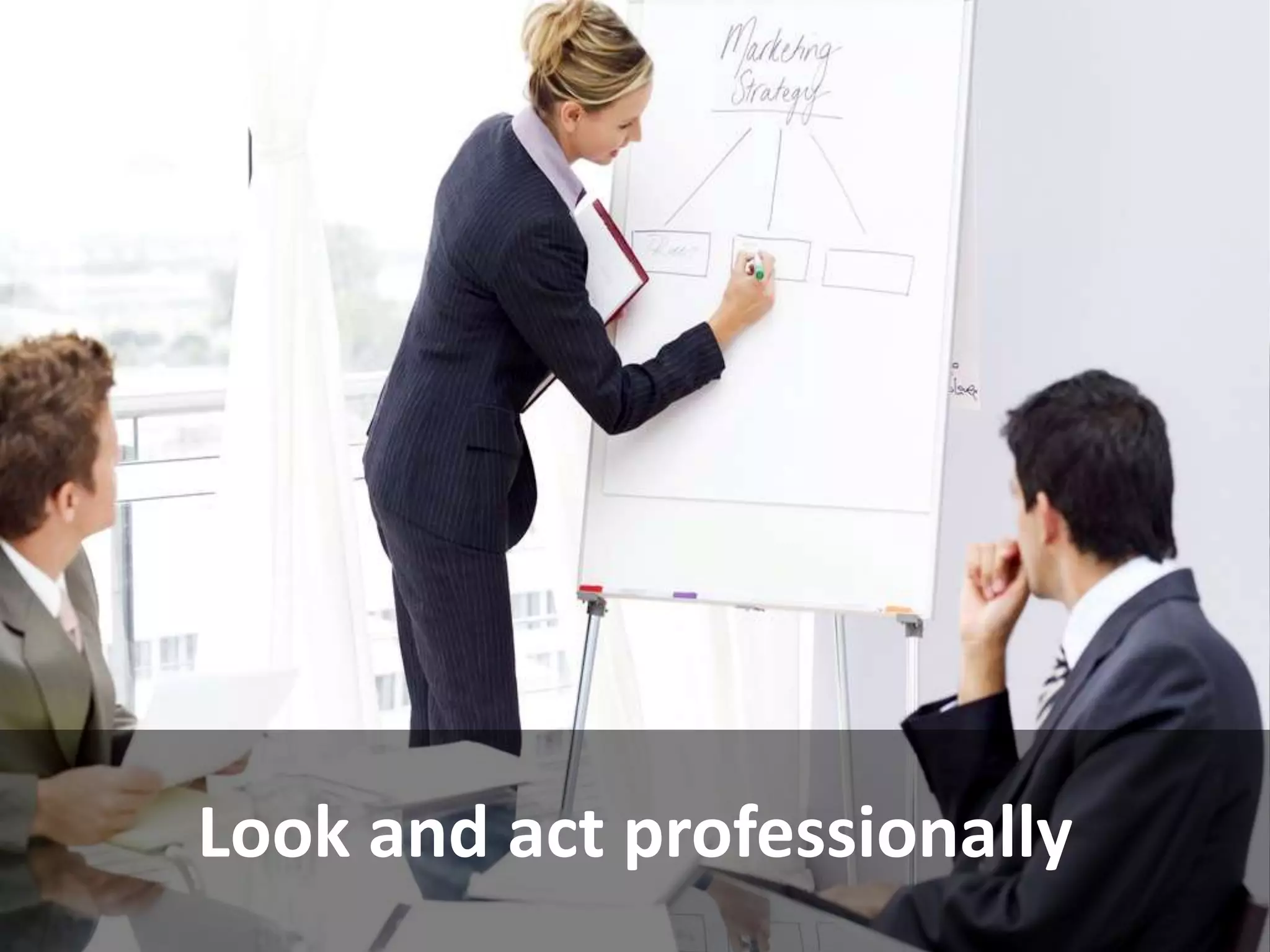 Principles Of Presenting Yourself- The Path To Professionalism