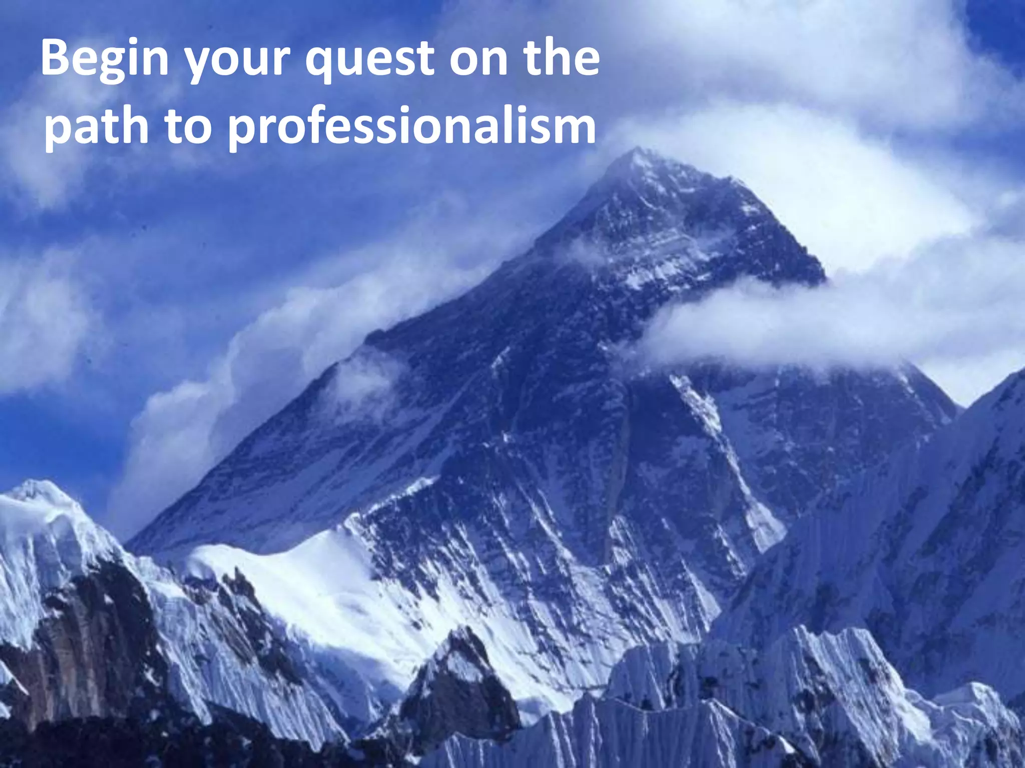 Principles Of Presenting Yourself- The Path To Professionalism