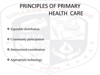 Principles of primary health care | PPSX