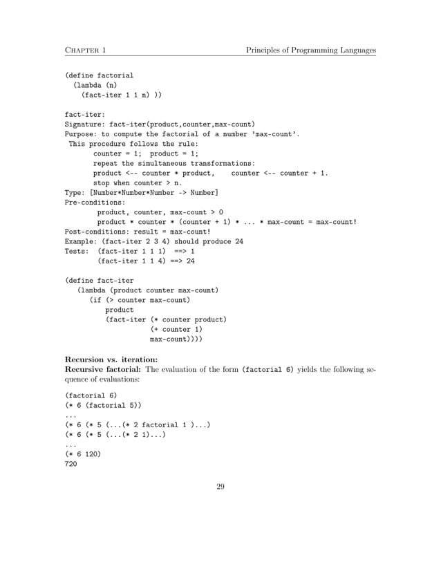 Principles of programming languages | PDF