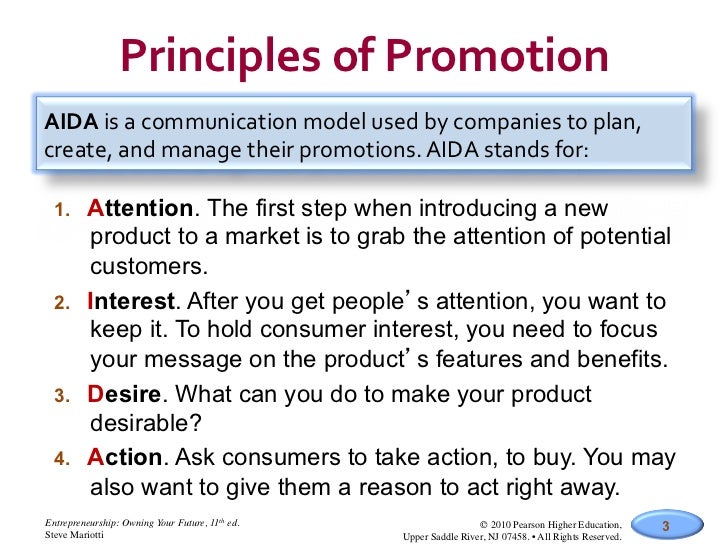 What is the purpose of promotion?