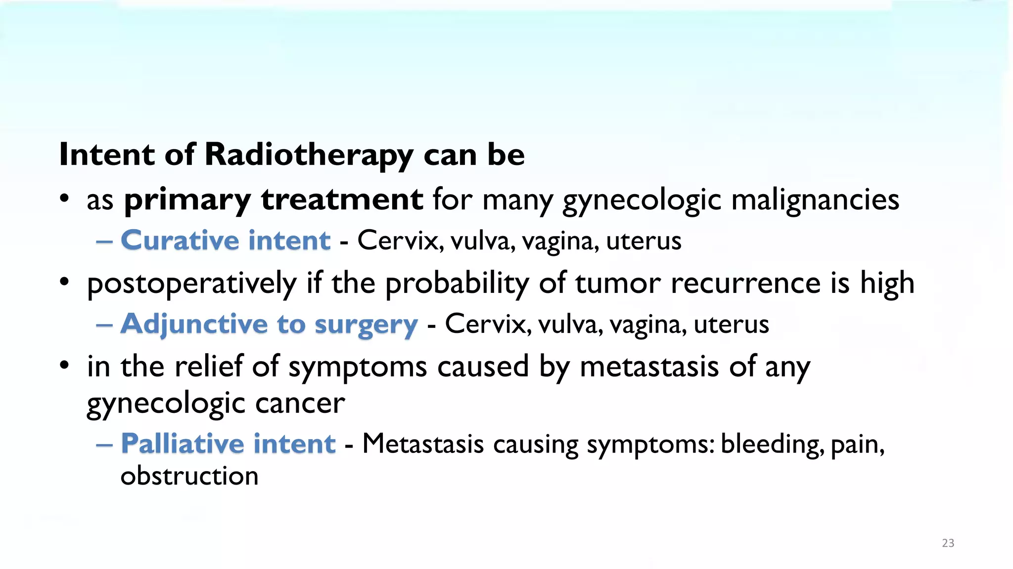 Principles of Radiation Therapy (July 2021) | PDF