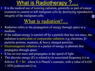 Principles of Radiotherapy in Head & Neck Surgery and Recent Advances A ...