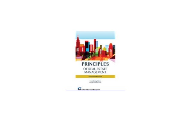 Free Download Library Principles Of Real Estate Management 17th E