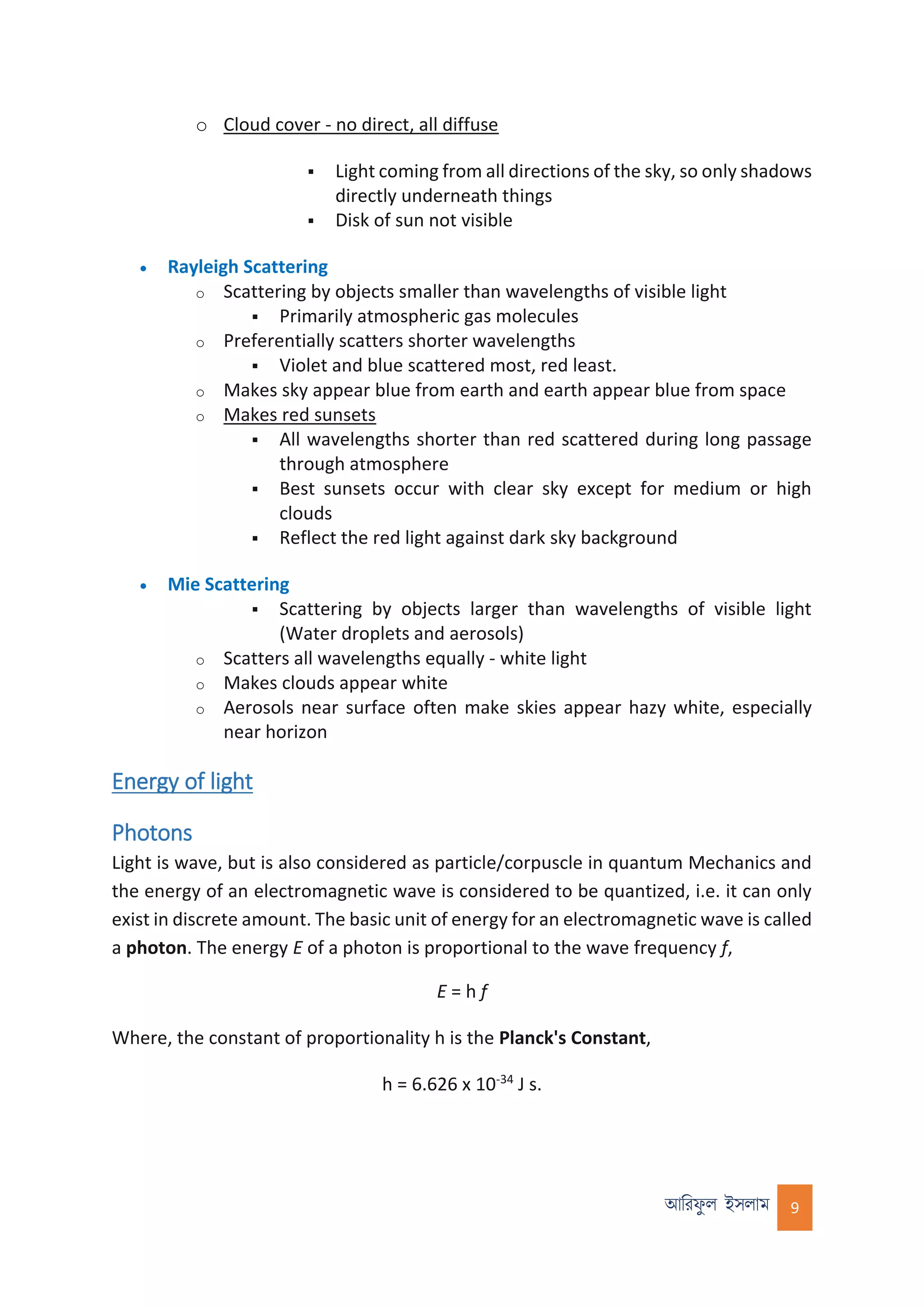 Principles of Remote Sensing | PDF