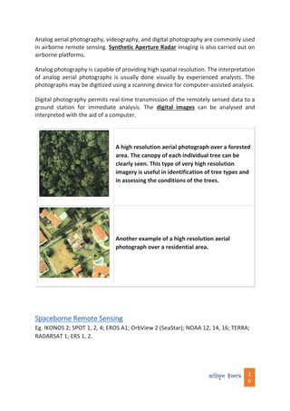 Principles of Remote Sensing | PDF