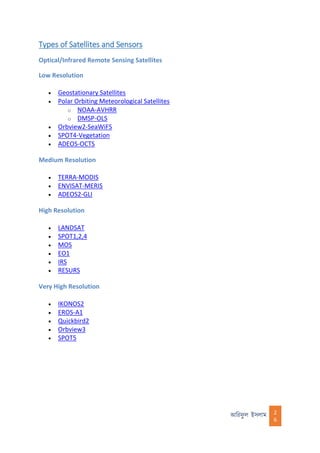 Principles of Remote Sensing | PDF