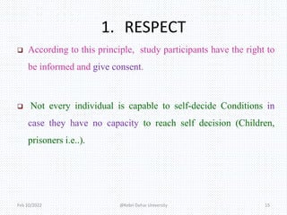 Principles of research ethics kdu | PPTX