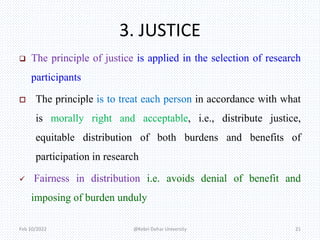 Principles of research ethics kdu | PPTX