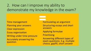 Revision Principles Principles of revision | PPTX