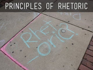 Principles of Rhetoric Aristotle's Methods