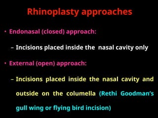 Principles of Rhinoplasty-for education only | PPT