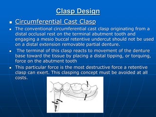 Principles of rpd design | PPT