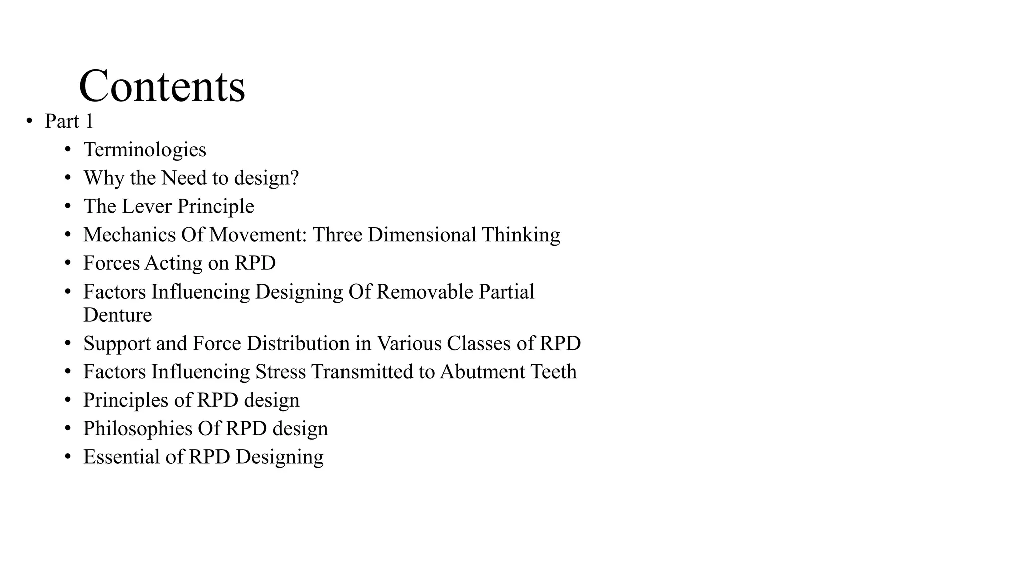 Principles of RPD designing | PPTX