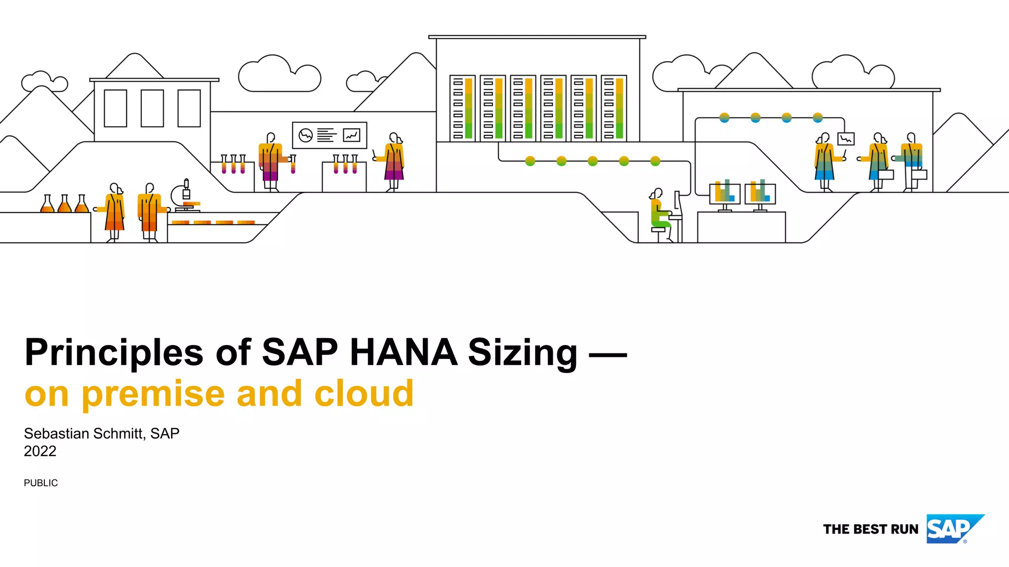 PUBLIC
Sebastian Schmitt, SAP
2022
Principles of SAP HANA Sizing —
on premise and cloud
 