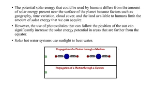 Principles of solar radiation | PPTX