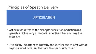 principles of speech writing focusing on audience profile