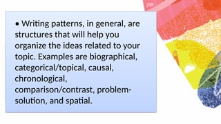PRINCIPLES OF SPEECH WRITING.powerpointpptx | PPTX