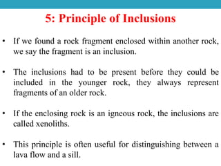 Principles of stratigraphy | PPTX