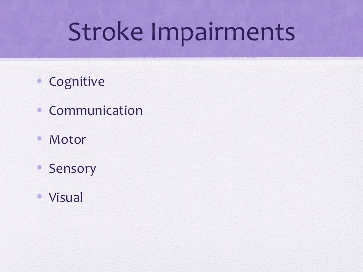 Principles of stroke rehab
