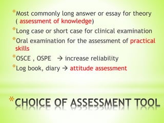 Principles of student assessment in medical education  2017 SATYA 