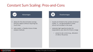 Principles of Survey Research (questionStar) | PDF