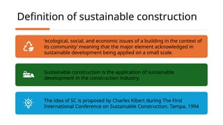 Small Scale Green Building Construction Reference: Principles Of Sustainable Construction Bcm 4102 Lect 1 Pptx