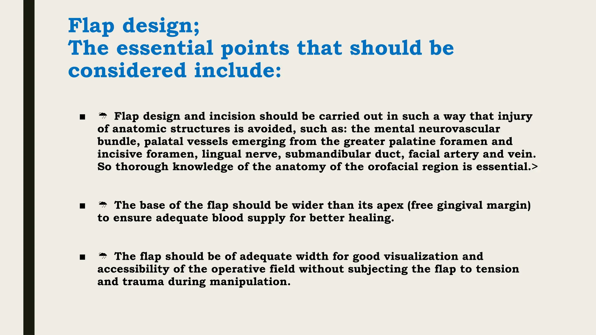 Principles of sutures and flap design ..pptx
