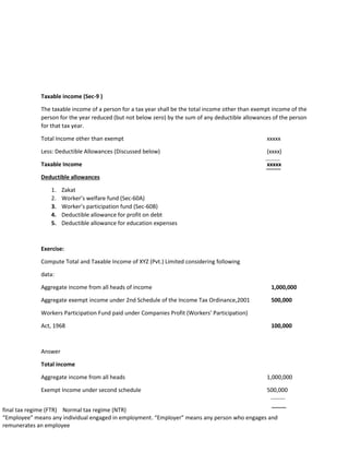 Normal Tax Income Framework Principles of Taxation Notes.pdf