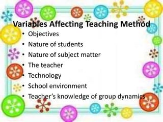 Principles of teaching | PPT