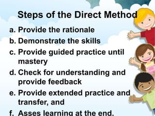 Direct Instructional Method/ Lecture Method | PPTX