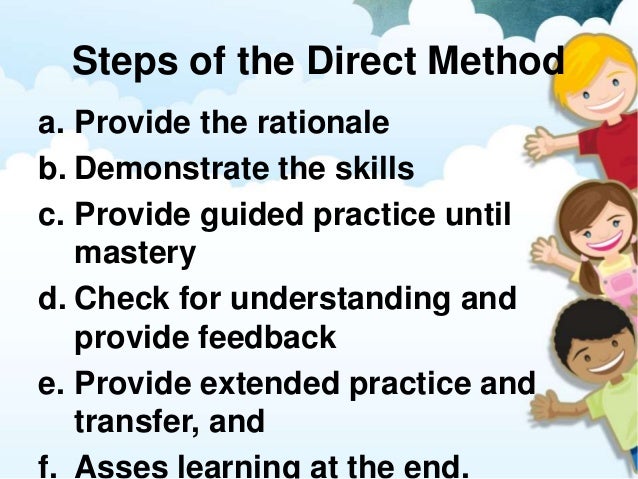 Direct Instructional Method/ Lecture Method