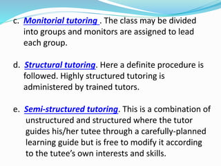 Monitorial Task Principles of teaching i different aproaches and methods | PPTX