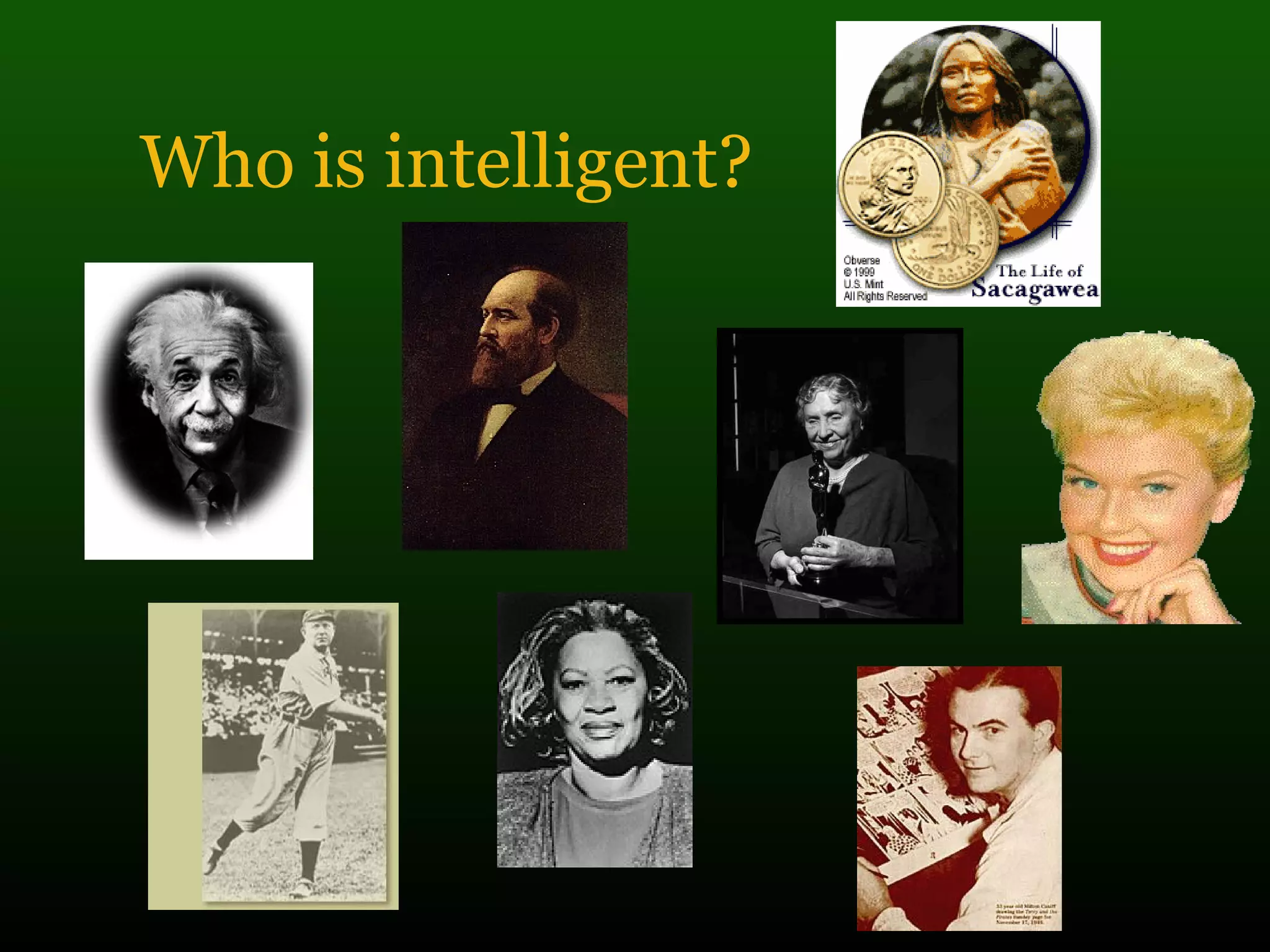 Who is intelligent?
 
