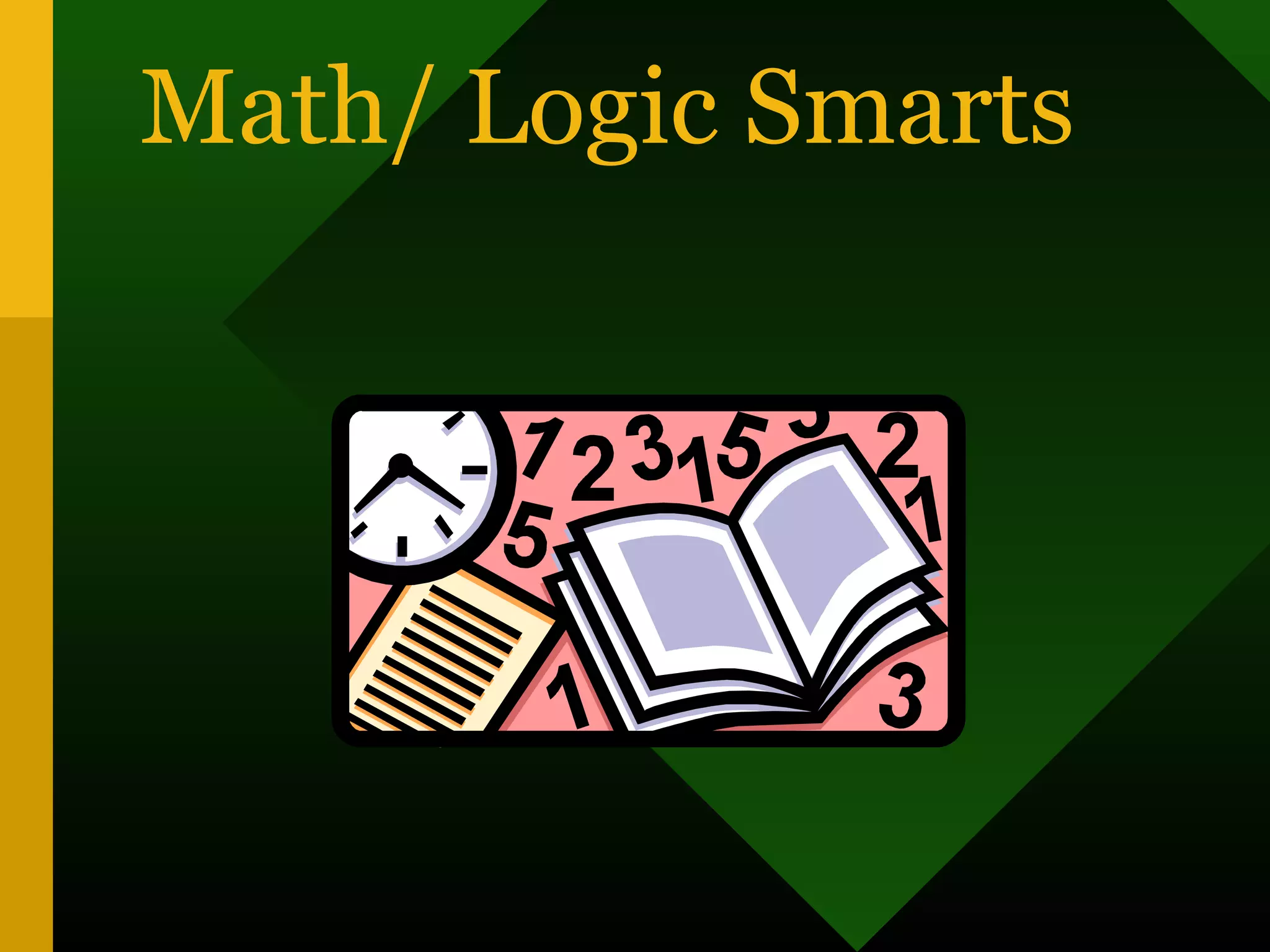Math/ Logic Smarts
 