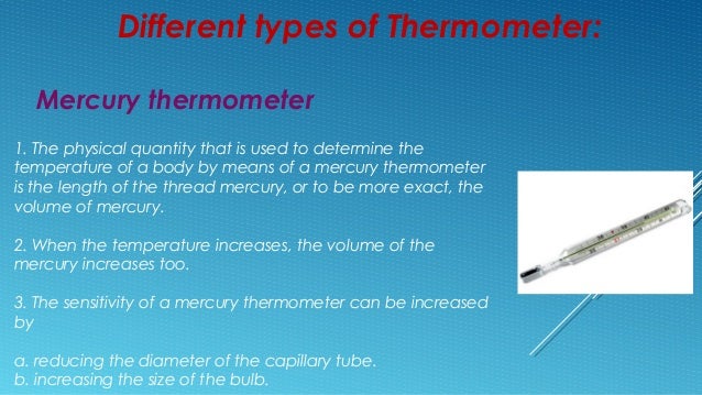 working principle of thermometer