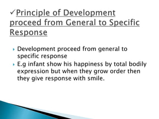 Principles of the development of childern | PPTX
